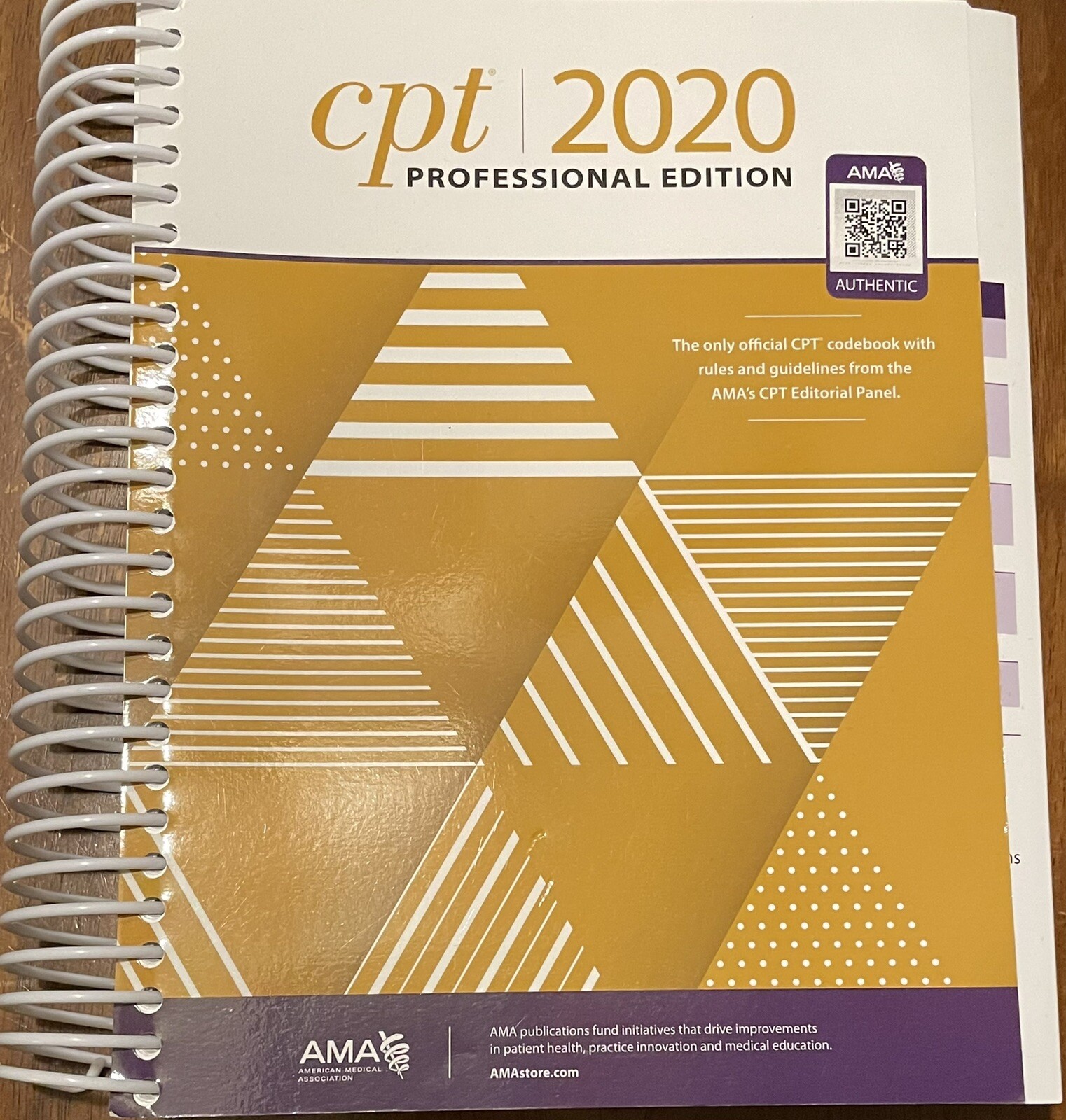 CPT Professional 2020 by American Medical Association (2019, Spiral)