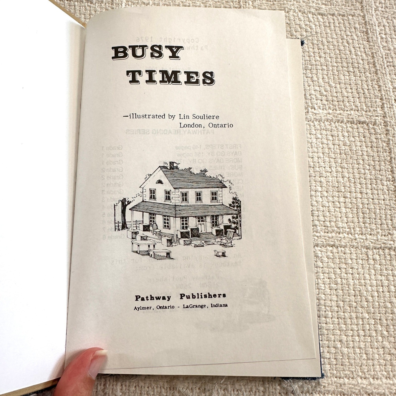 VTG Busy Times Pathway Reading Series Grade 2 Textbook Denim Bird Cover