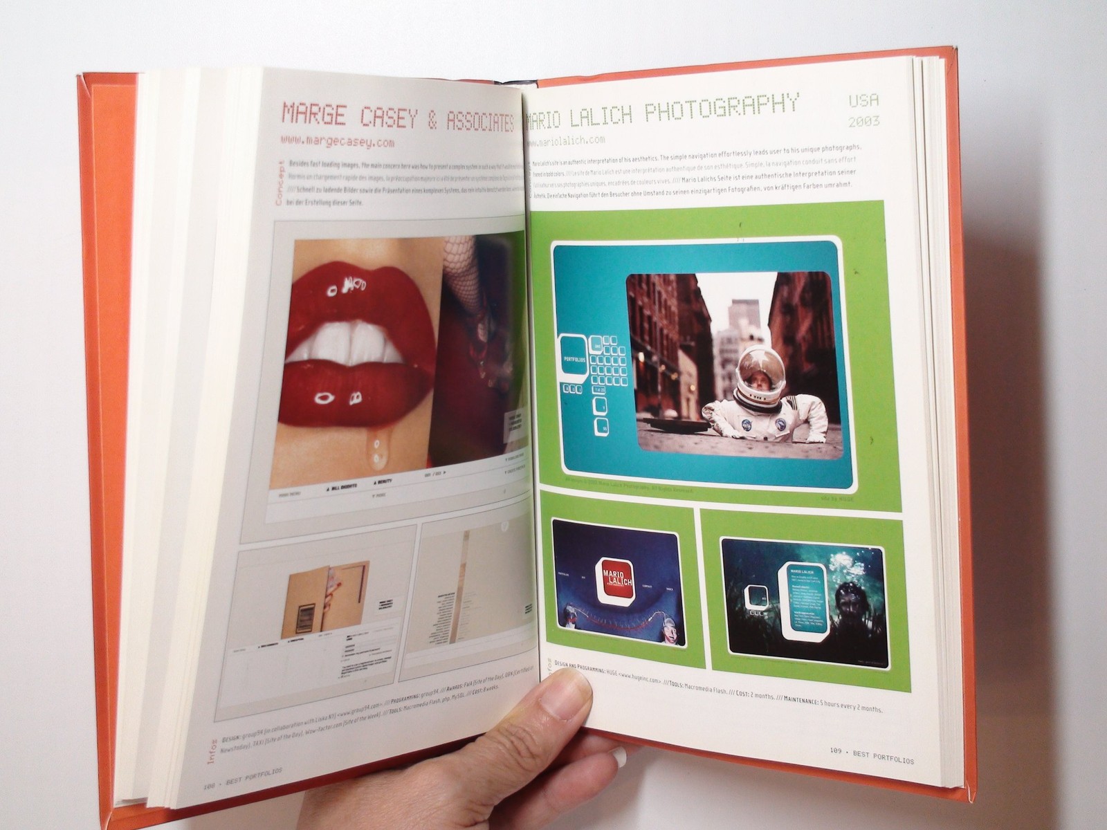 2005, Web Design: Portfolios by Julius Wiedemann, 1st Ed, Softcover, Illustrated
