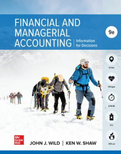 Loose Leaf for Financial and Managerial Accounting 9th Edition by John J. Wild