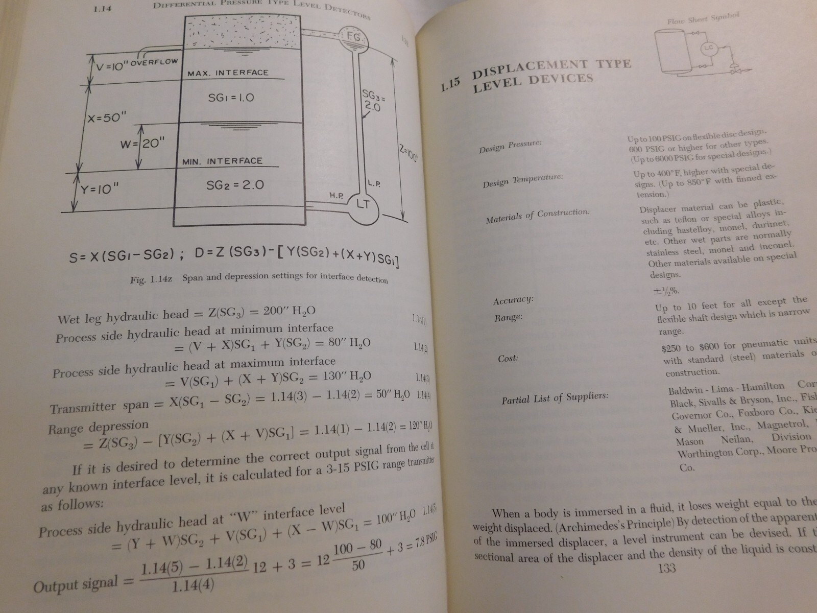 INSTRUMENT ENGINEERS HANDBOOK Volume I FIRST EDITION by Bela G. Liptak 1969
