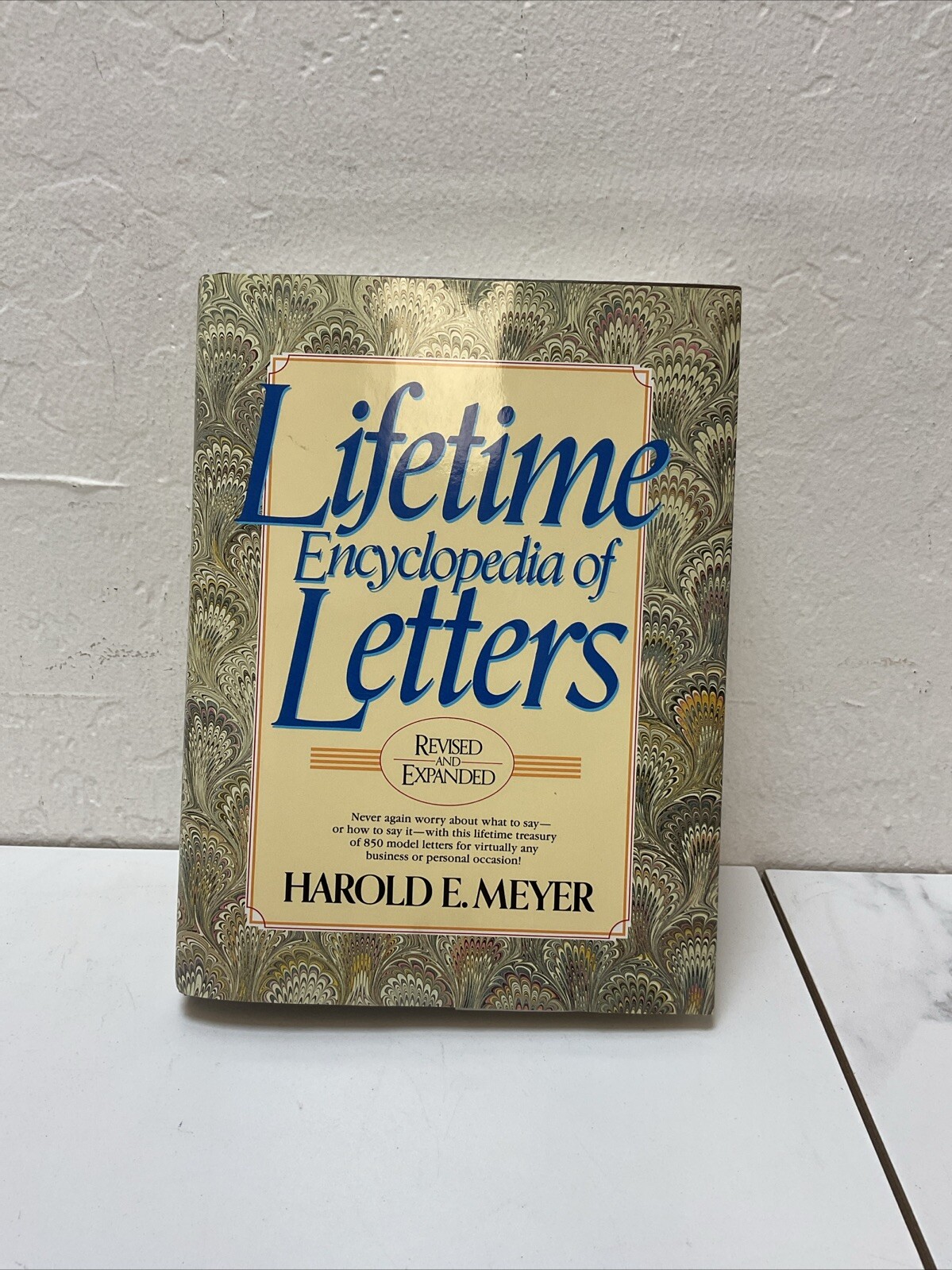 Lifetime Encyclopedia of Letters by Harold E. Meyer (1991, Hardcover)
