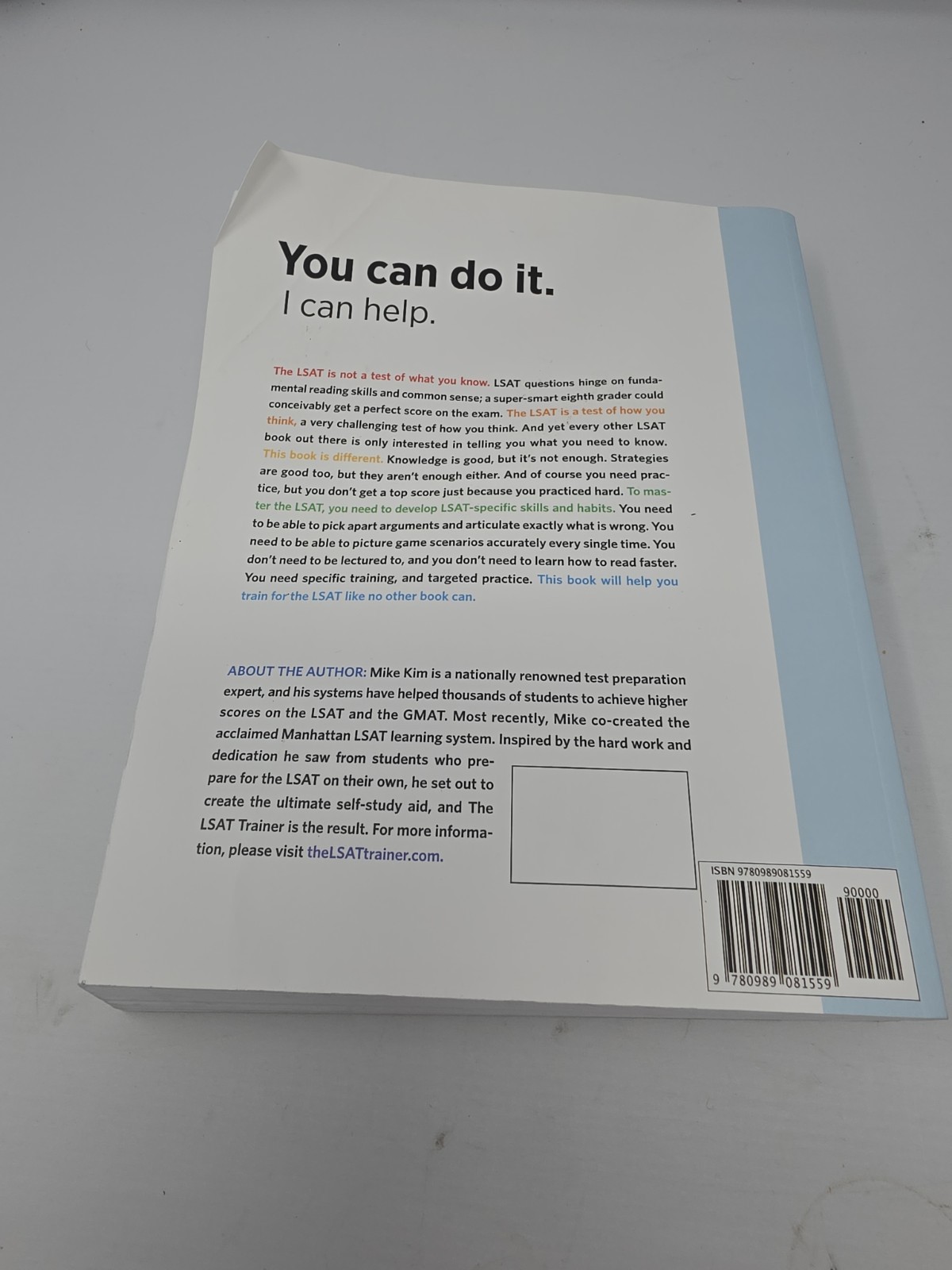 LSAT Trainer A Remarkable Self-Study Guide for the Self-Driven Student Mike Kim