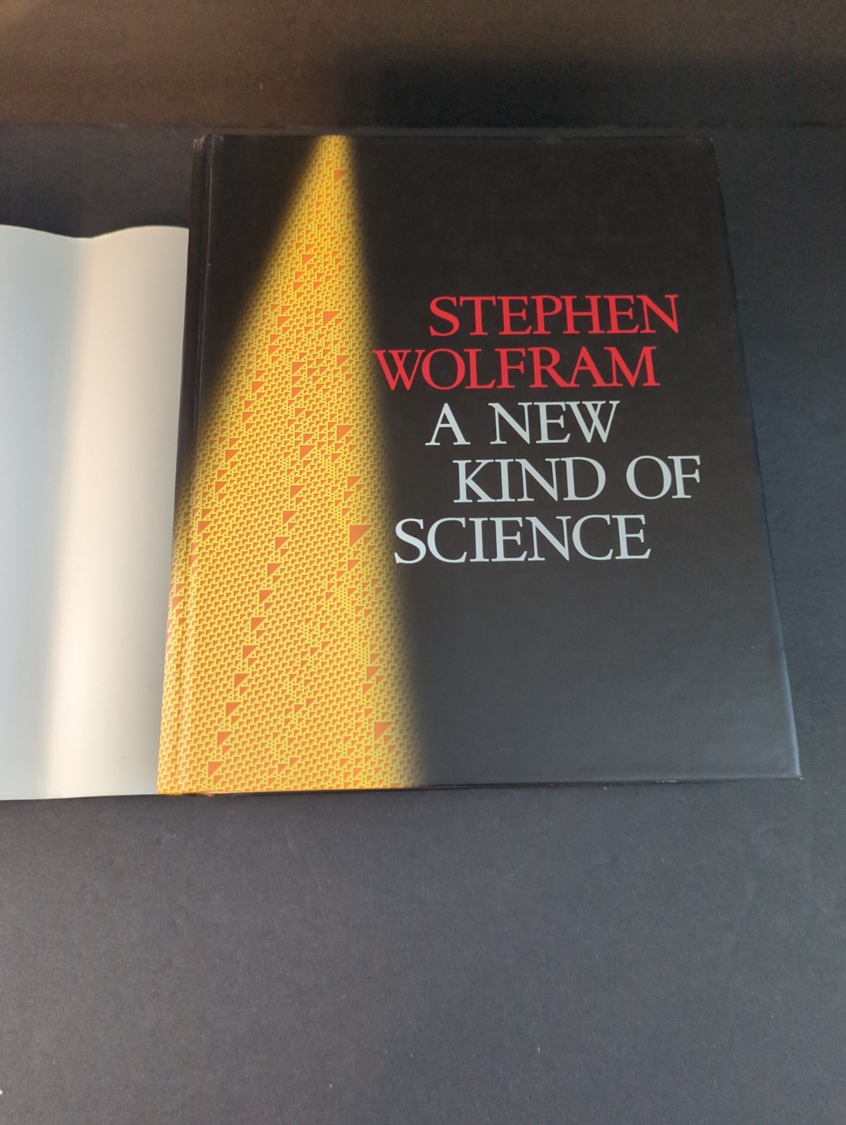 A New Kind Of Science by Stephen Wolfram Signed 1st Edition 2002 Hardcover DJ