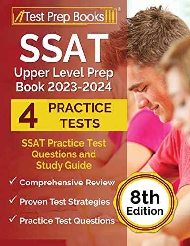 SSAT Upper Level Prep Book 2023-2024: – Paperback, by Rueda Joshua – Very Good