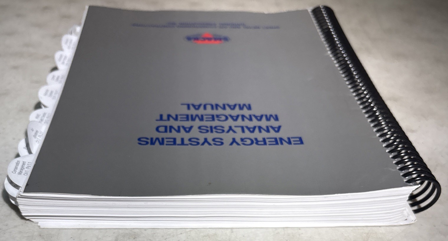 SMACNA Energy Systems Analysis & Management Manual First Edition Spiral Bound