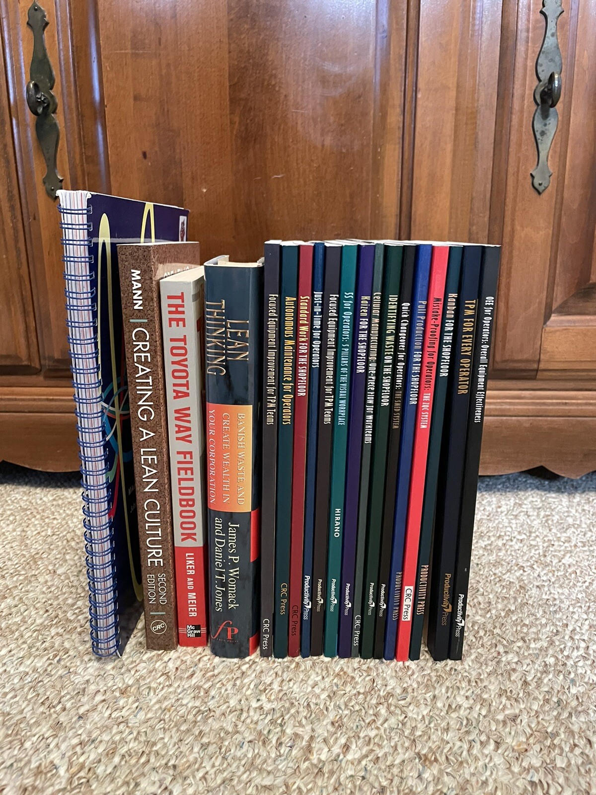 Lean Manufacturing Book Lot – Learning To See – Toyota Way – Shop Floor Series