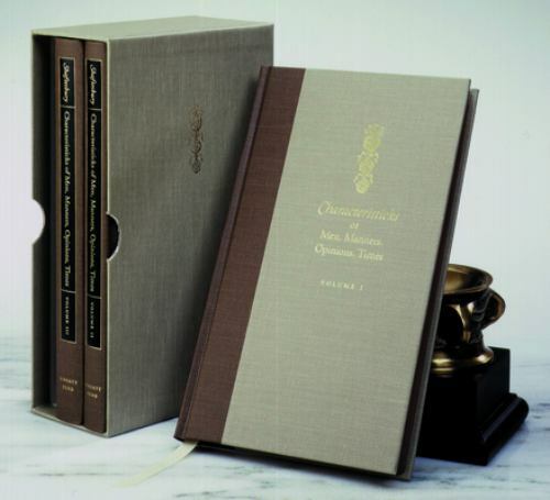 Characteristicks of Men, Manners, Opinions, Times, Hardcover by Shaftesbury, …