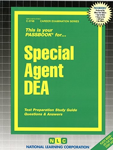 SPECIAL AGENT DEA(PASSBOOKS) By Jack Rudman **BRAND NEW**
