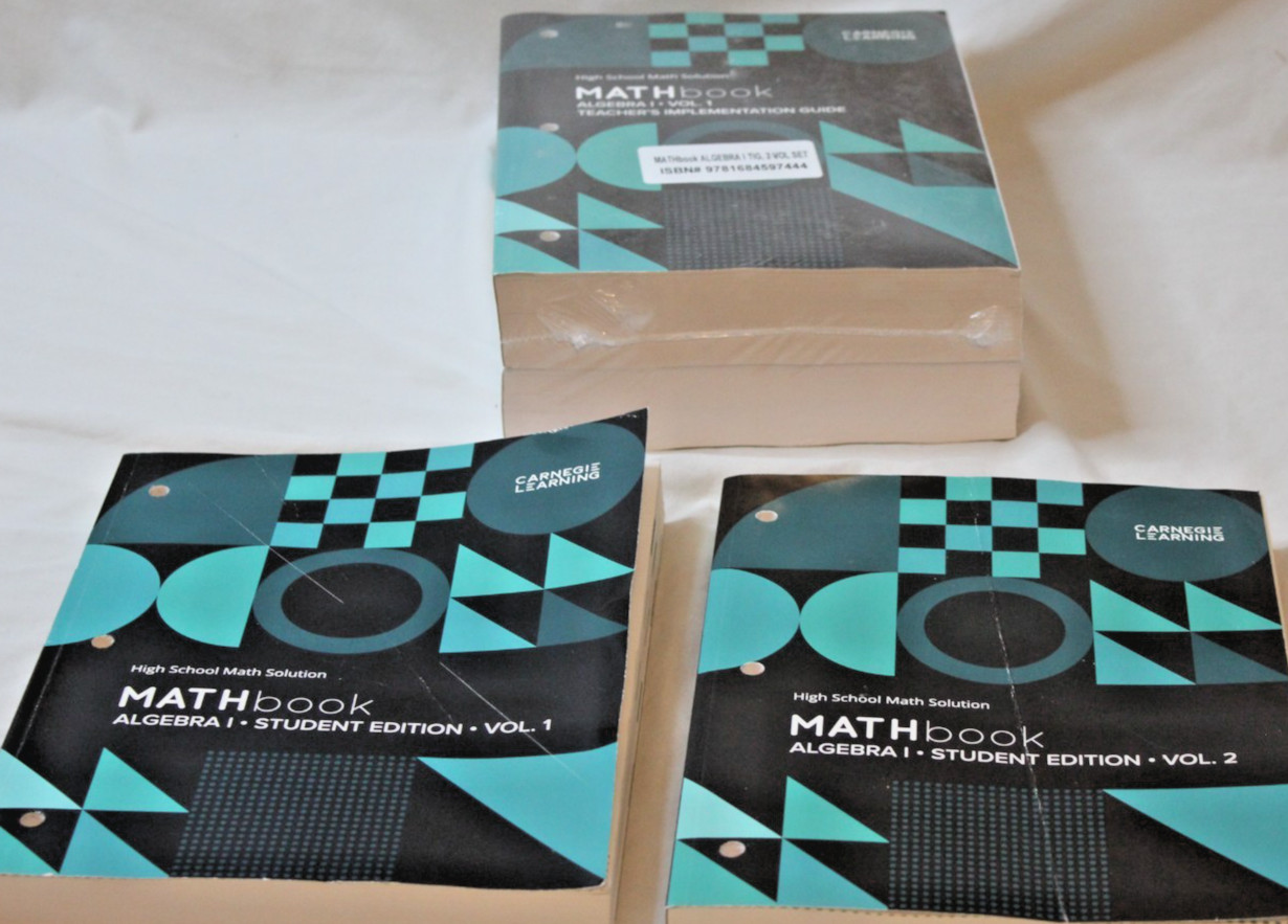 Carnegie Learning Highschool Math Solution Algebra 1 Student & Teacher Book Set