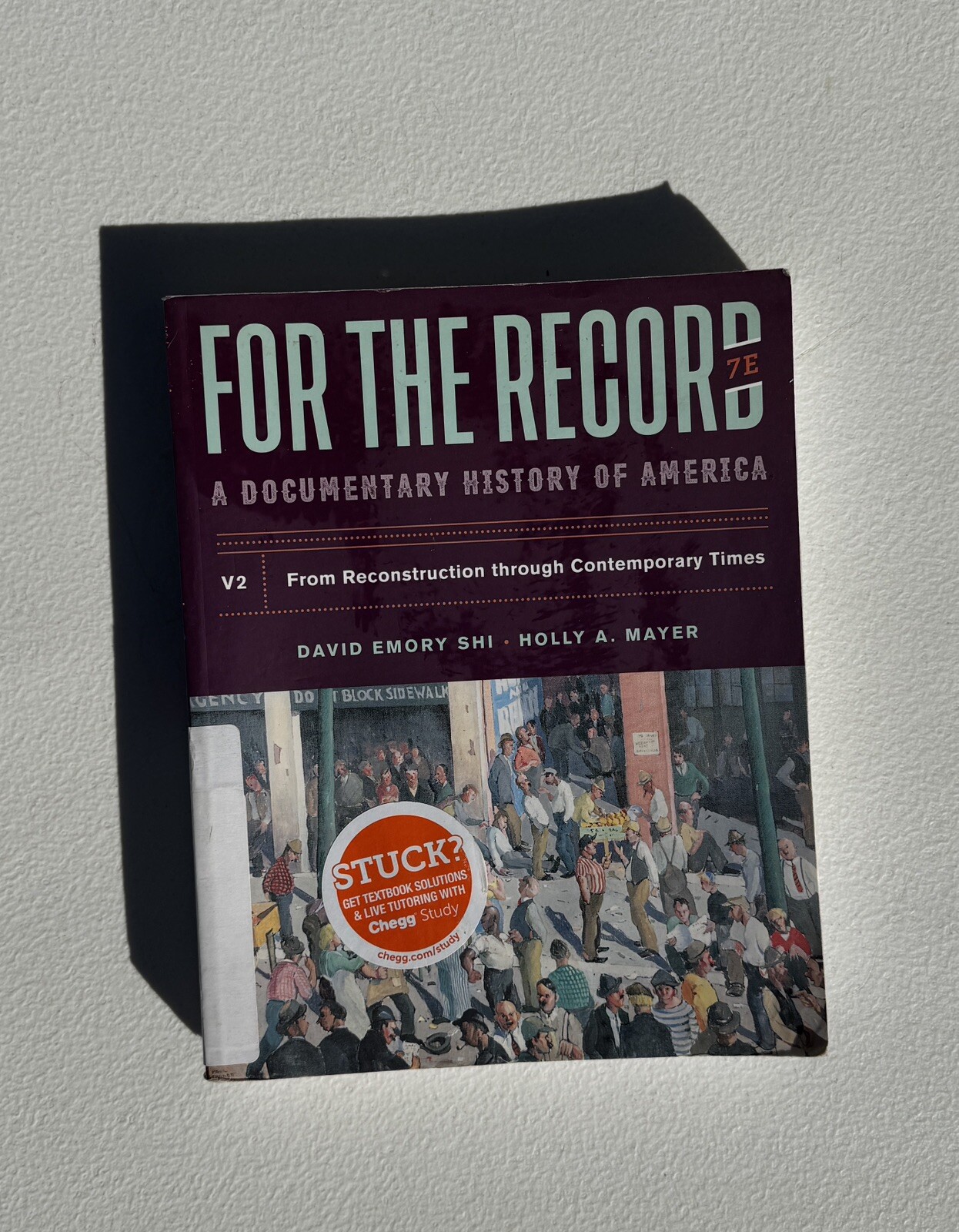 For the Record : A Documentary History by David E. Shi (2018, Trade Paperback)