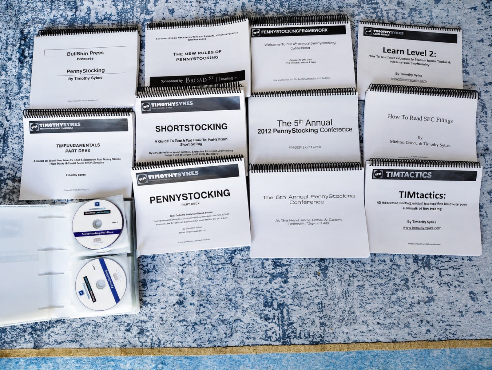 PRISTINE/UNUSED DISCS Timothy Sykes Millionaire Challenge Manual & DVD CourseSet