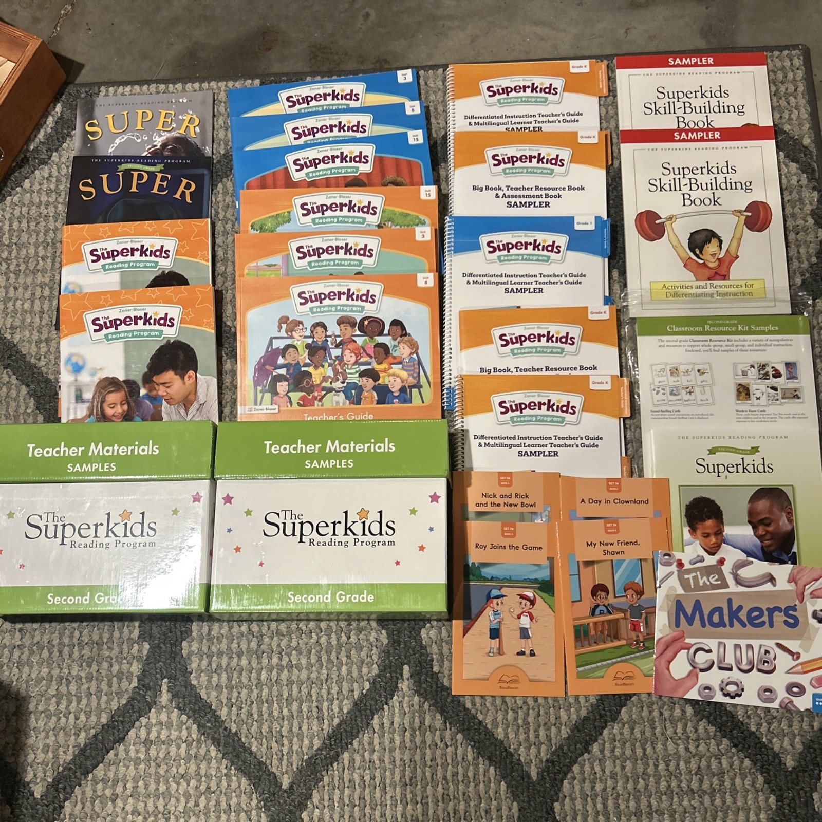 Superkids Reading Program 2nd Grade 2 Sample Lot ~ Teacher, Student, Readers