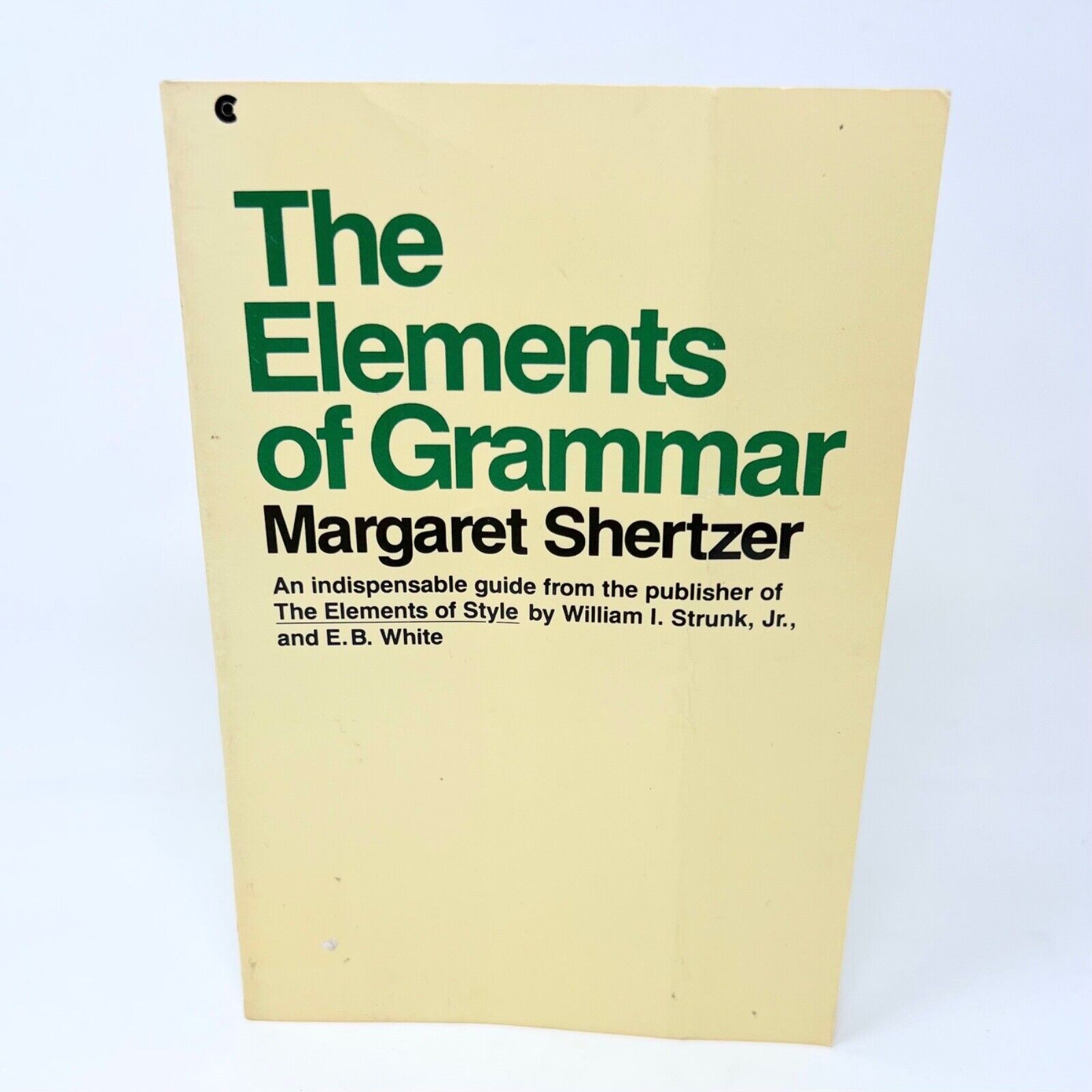 The Elements of Grammar – Paperback By Margaret Shertzer – GOOD