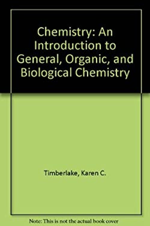 Chemistry Paperback Karen C. Timberlake