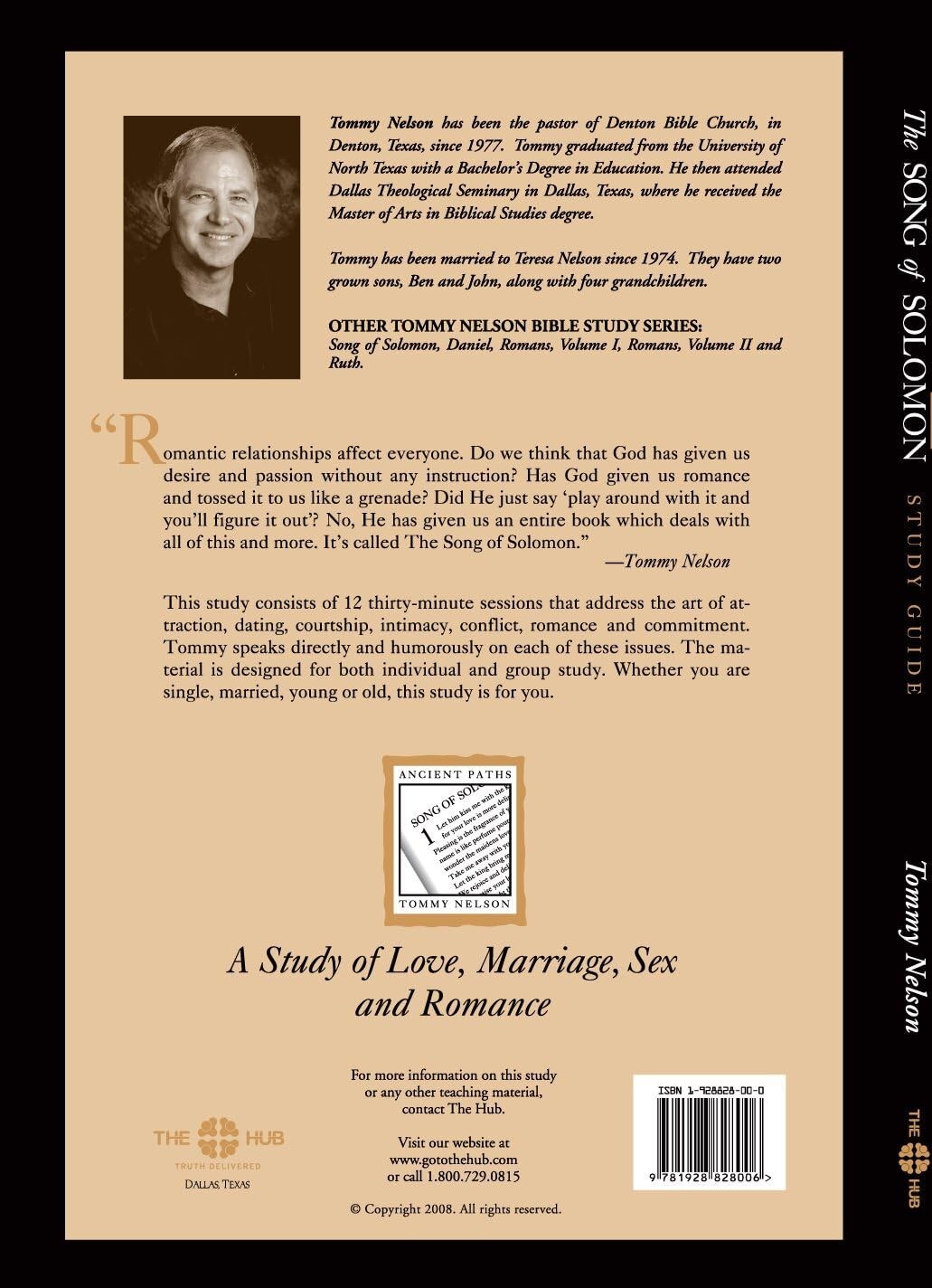 Song of Solomon Classic Study Guide by Tommy Nelson