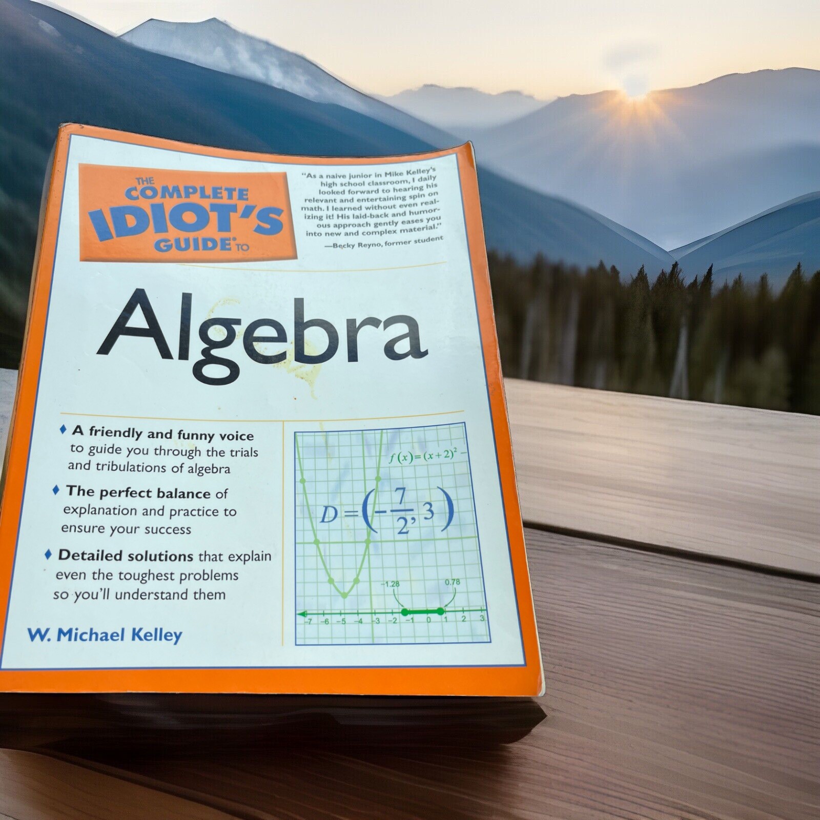 The Complete Idiot’s Guide to Algebra – Paperback, by W. Michael Kelley – Good