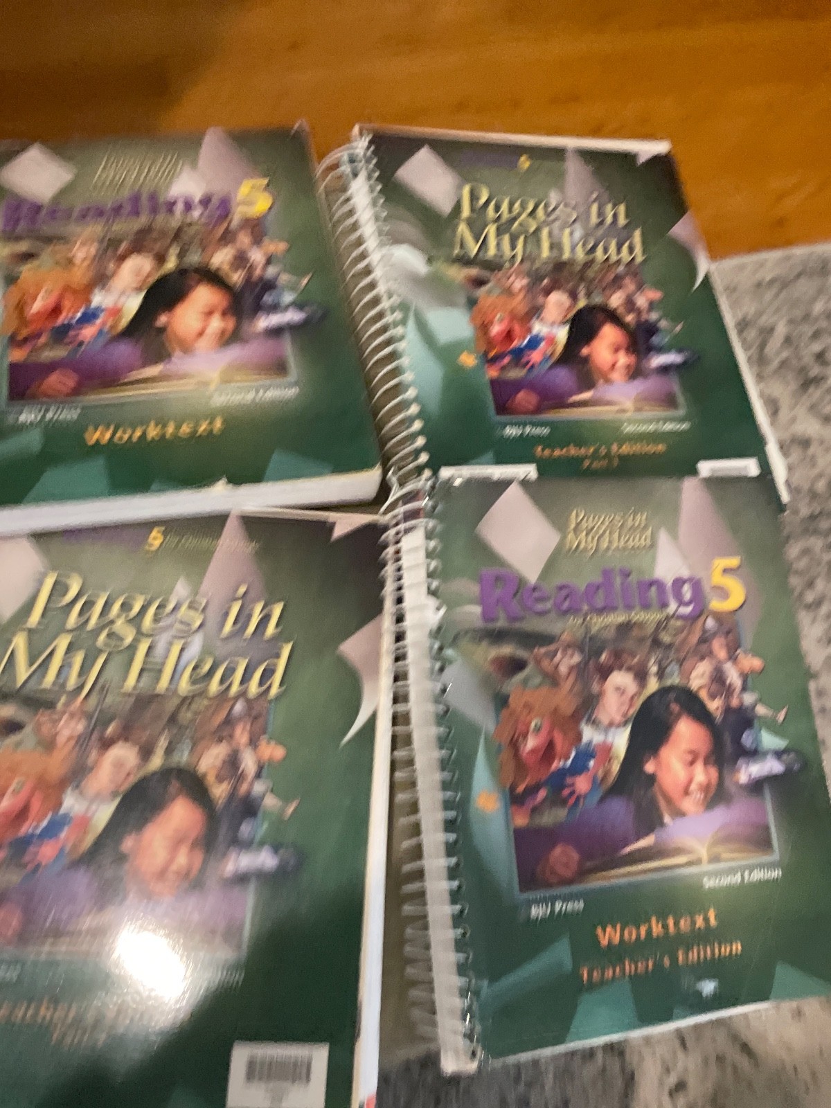 BJU Reading 5 Pages in my Head, 2nd Ed. (4 books)