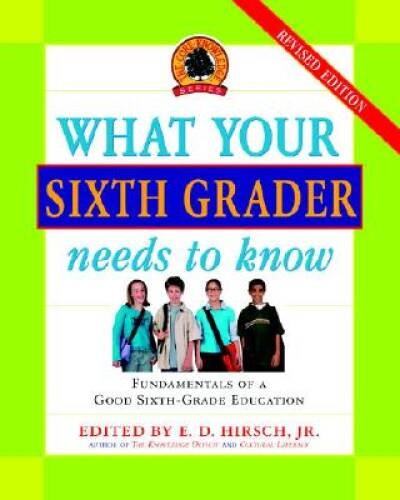 What Your Sixth Grader Needs to Know, Revised Edition (Core Knowledge) – GOOD