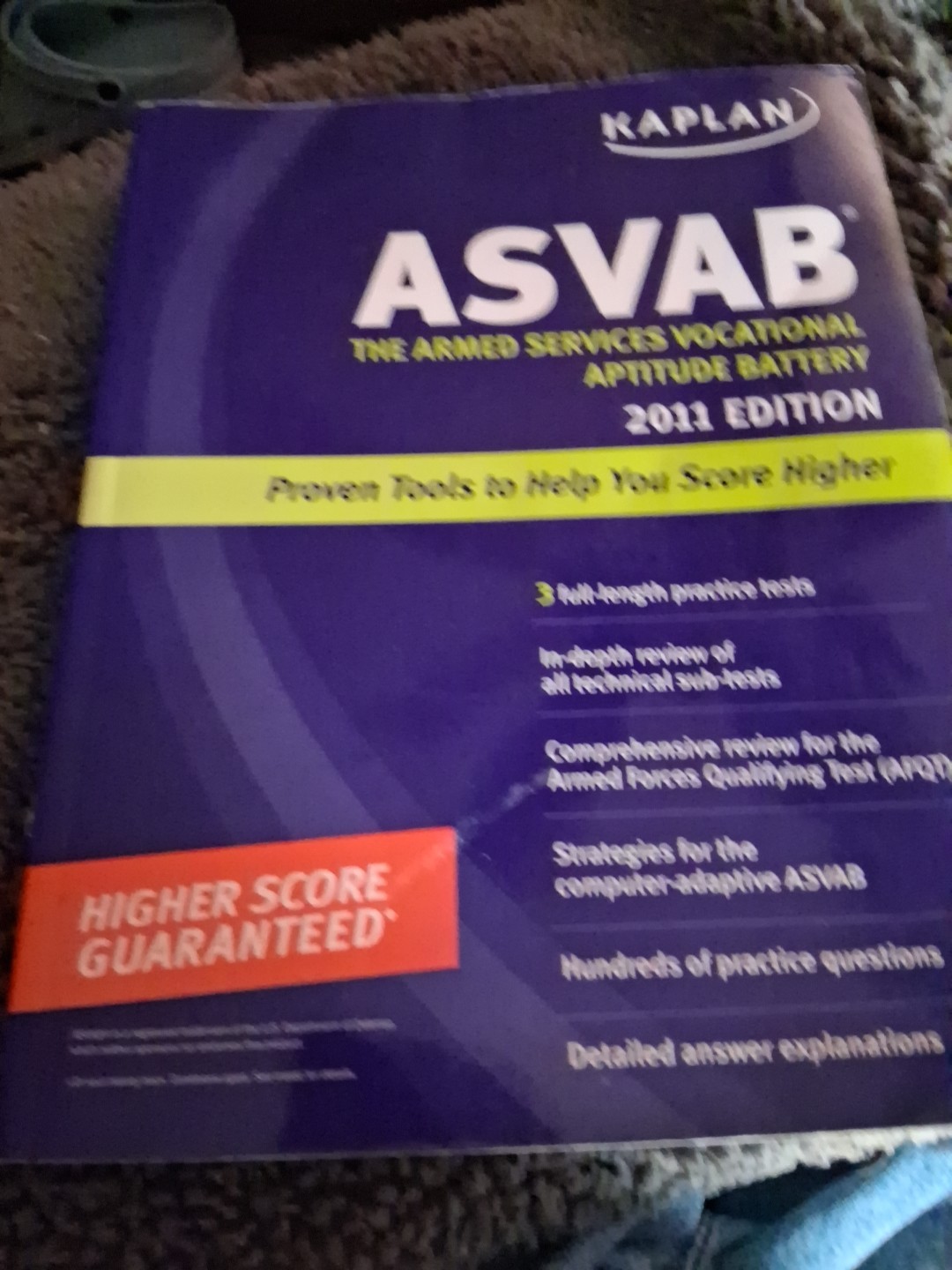 ASVAB 2011 by Kaplan Publishing Staff (2010, Trade Paperback)