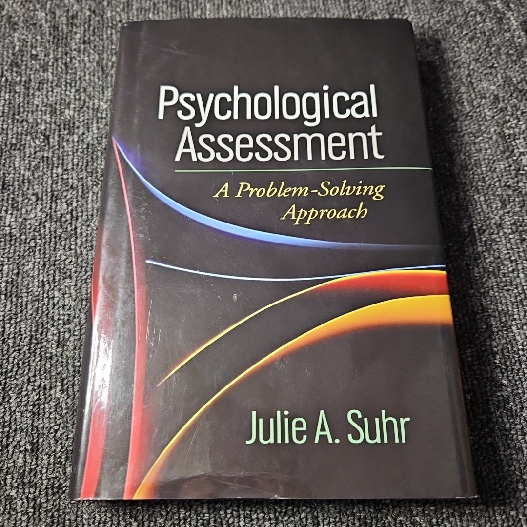 Psychological Assessment A Problem-Solving Approach, Hardcover by Suhr