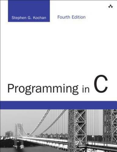 Programming in C (4th Edition) (Developer’s Library) – Paperback – GOOD