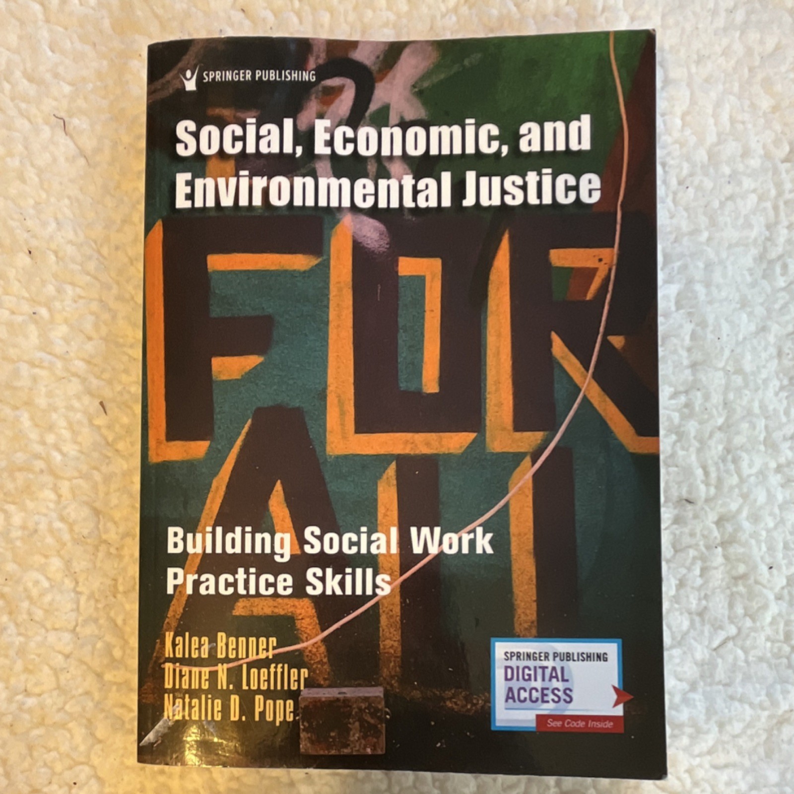Social, Economic, and Environmental Justice Paperback Springer Benner Digital A…