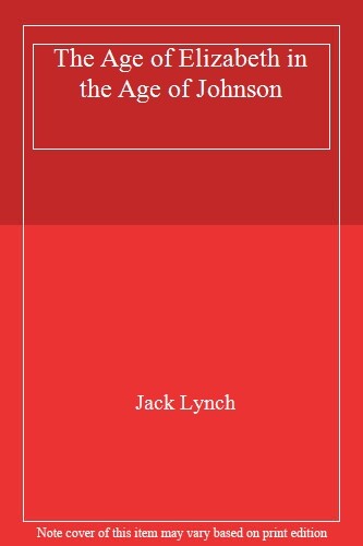 The Age of Elizabeth in the Age of Johnson, Lynch 9780521819077 Free Shipping-,