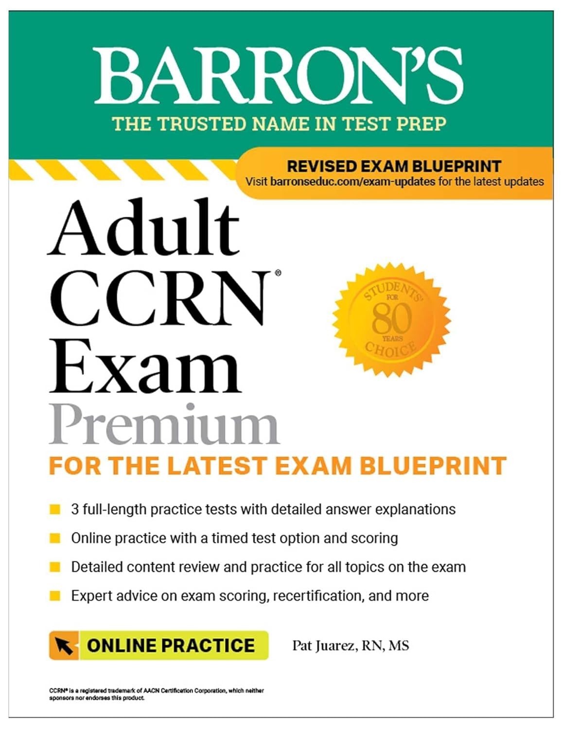 Adult CCRN Exam Premium: Study Guide for the Latest PAPERBACK USA STOCK