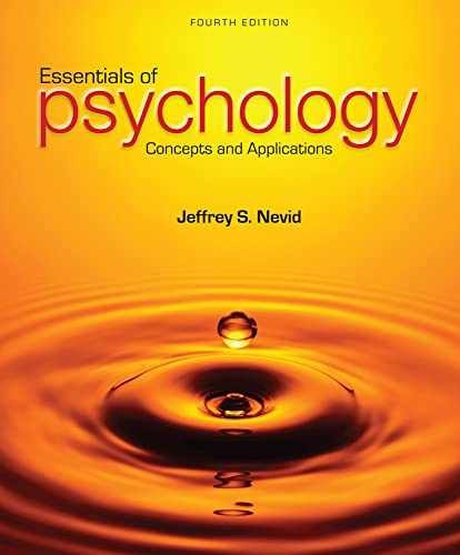 Essentials of Psychology: – Paperback, by Nevid Jeffrey S. – Very Good j