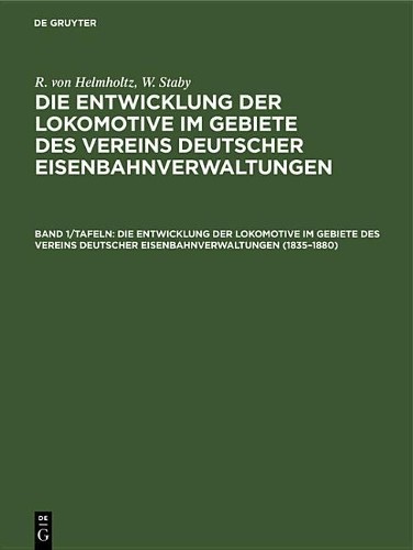 R Von Helmholtz W Staby 1835-1880 (Hardback)