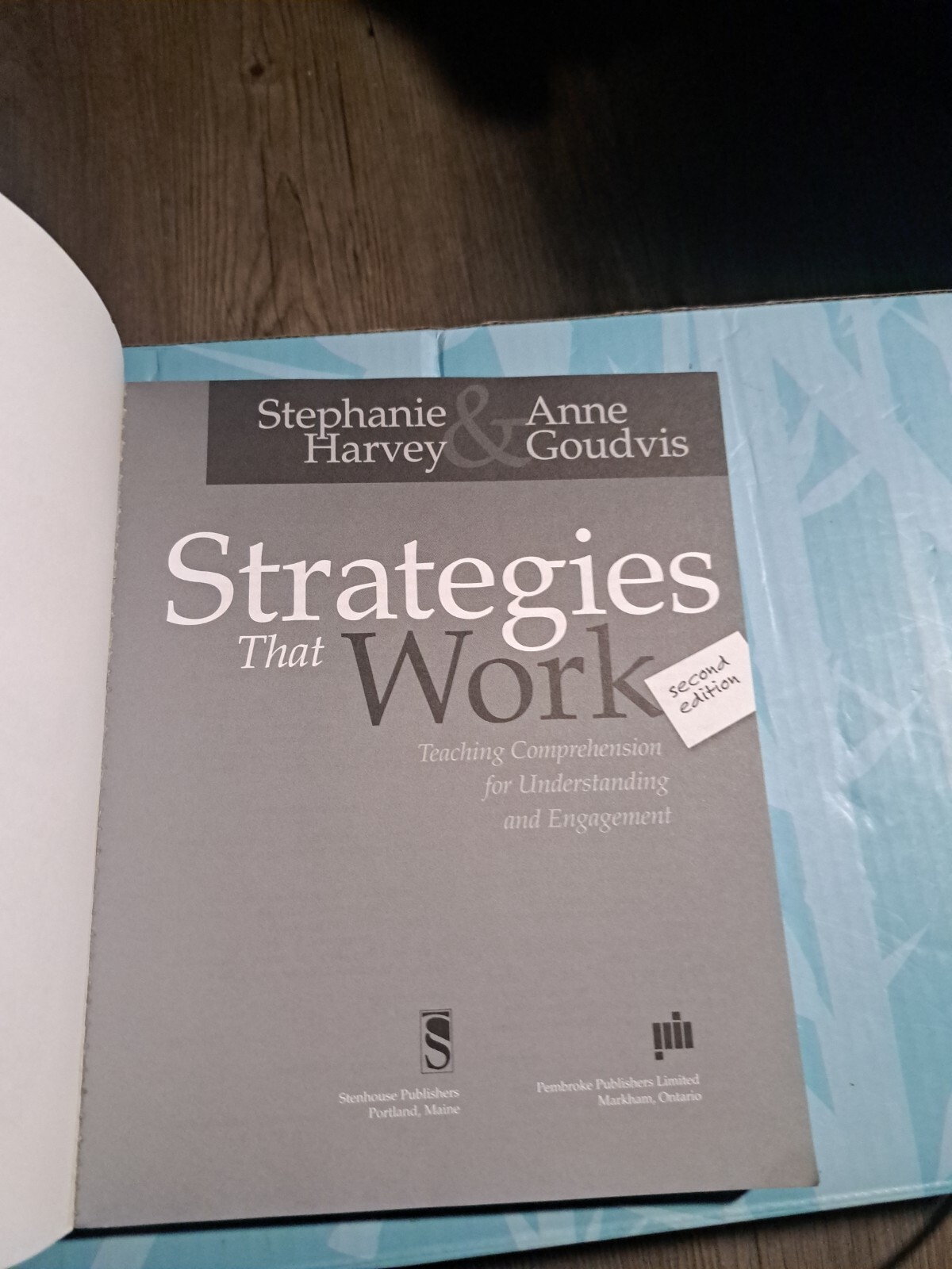 Strategies That Work : Teaching Comprehension for Understanding and…