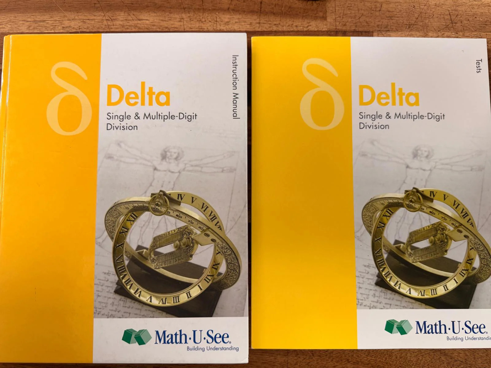 Math-U-See Delta Instruction Manual & Tests Set – Very Good