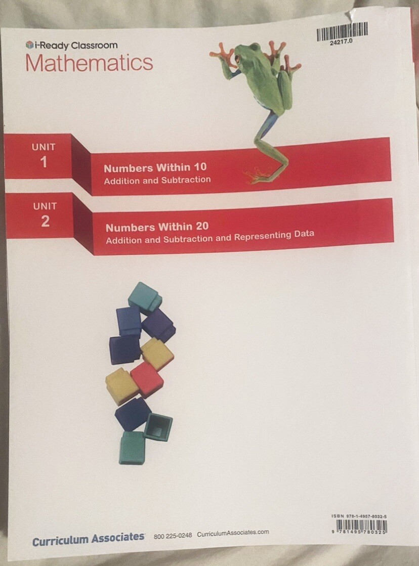 i-Ready Classroom Mathematics Grade 1 Volume 1