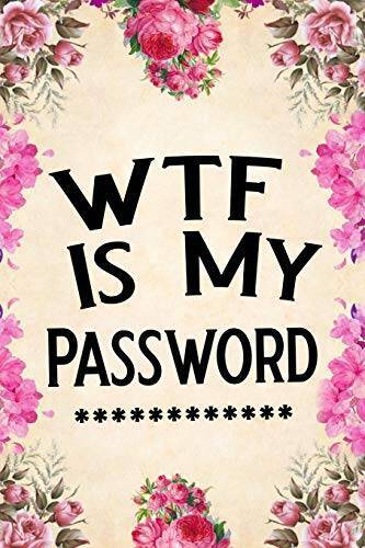 WTF Is My Password: password book, password log book and internet passwor – GOOD