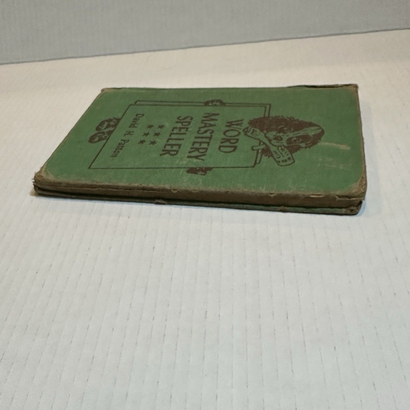 Word Mastery Speller Vintage Book David H. Patton Dog Cover Early Edition