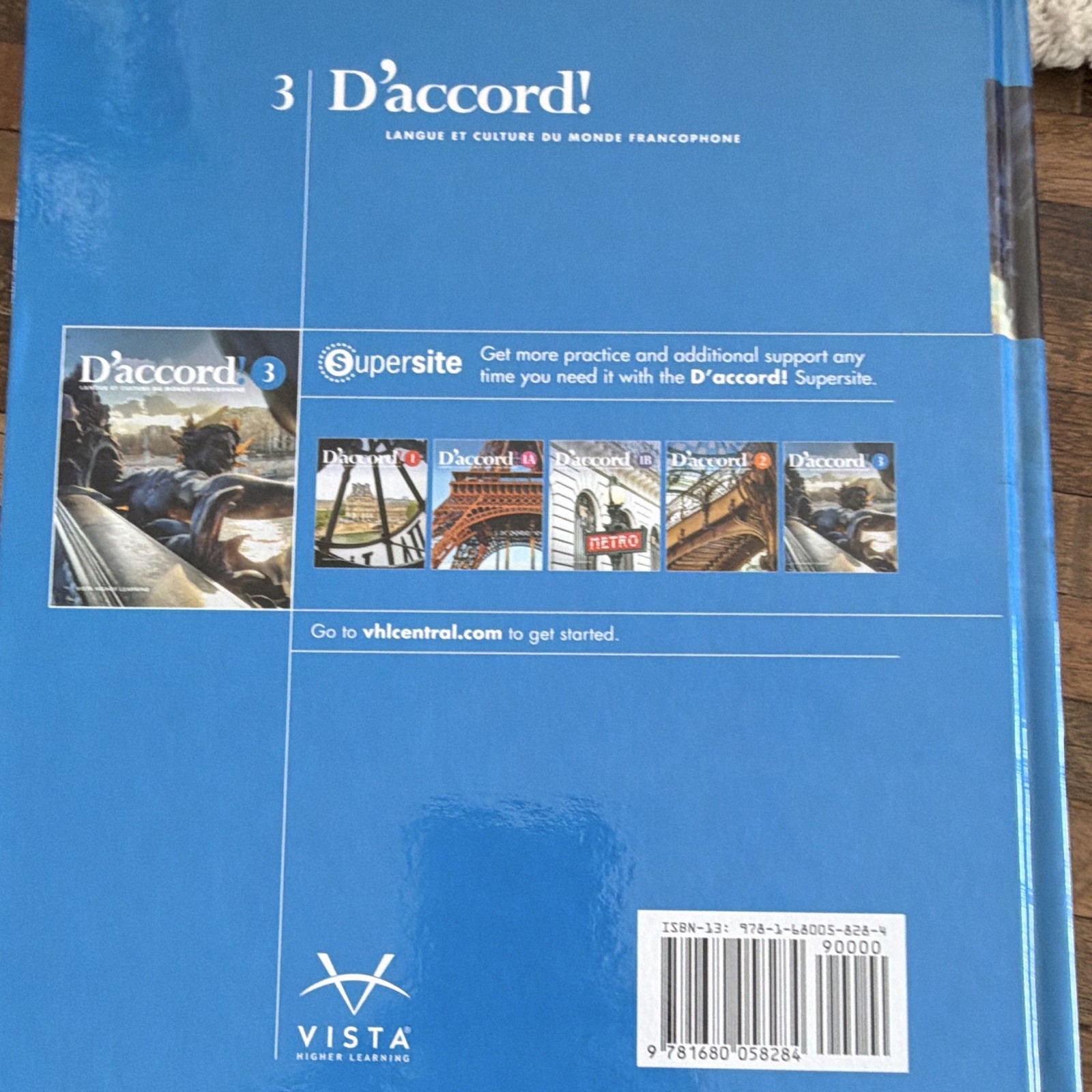 Vista Higher Learning D’accord! 3 Hardcover French Language Textbook