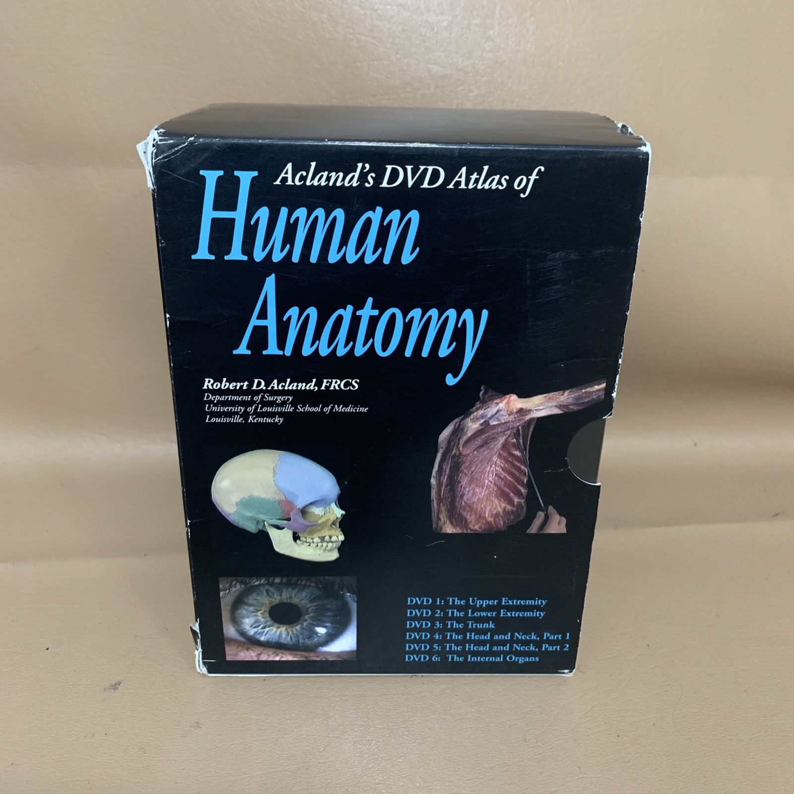 Acland’s DVD Atlas of Human Anatomy 6 DVD Set Robert Acland Medical Education