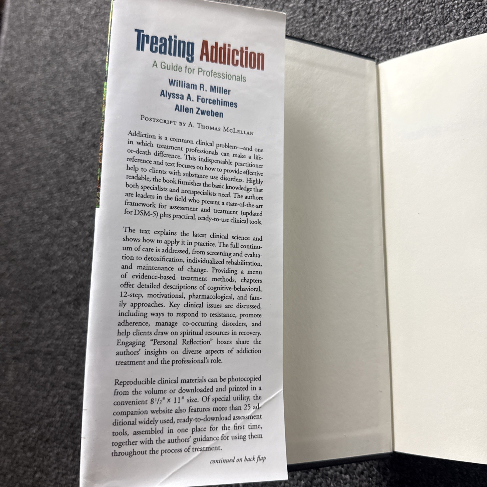 Treating Addiction by Miller