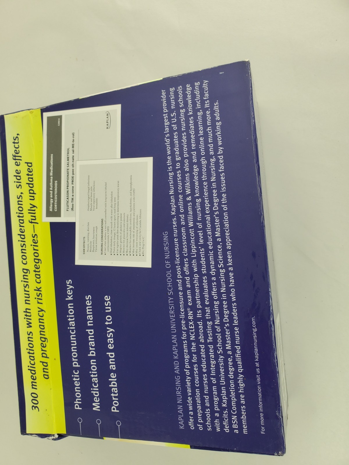 NCLEX-RN Medications in a Box by Kaplan (2011, Cards,Flash Cards) Pharmacy Nurse