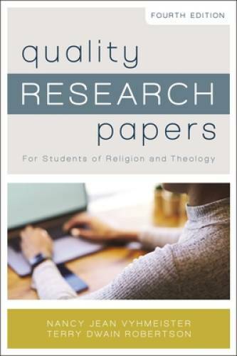 Quality Research Papers: For Students of Religion and Theology – GOOD