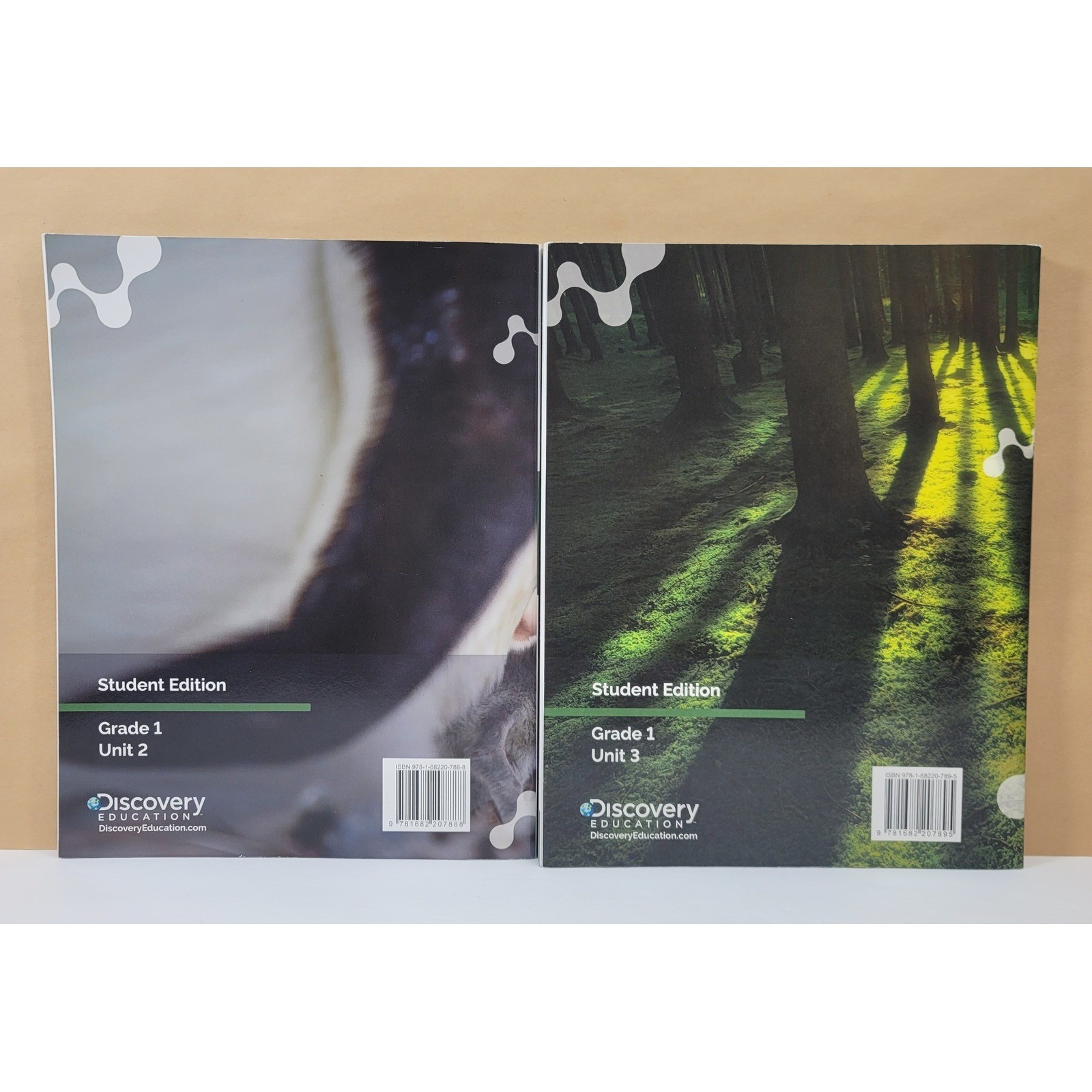 Discovery Education Science Techbook Grade 1 Student Edition Unit 2 & 3 Set