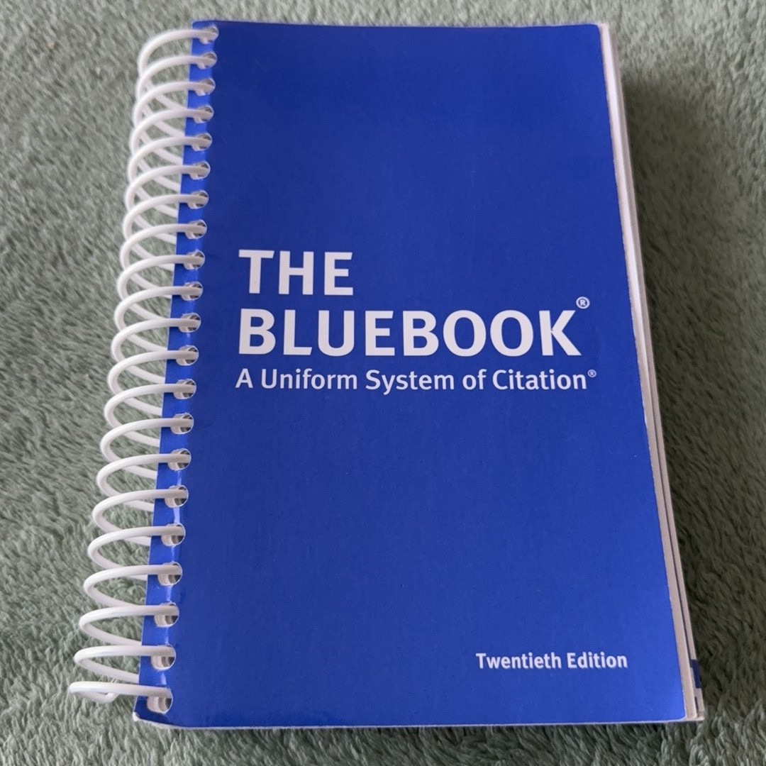 The Bluebook A Uniform System of Citation Twentieth Edition Spiral Bound