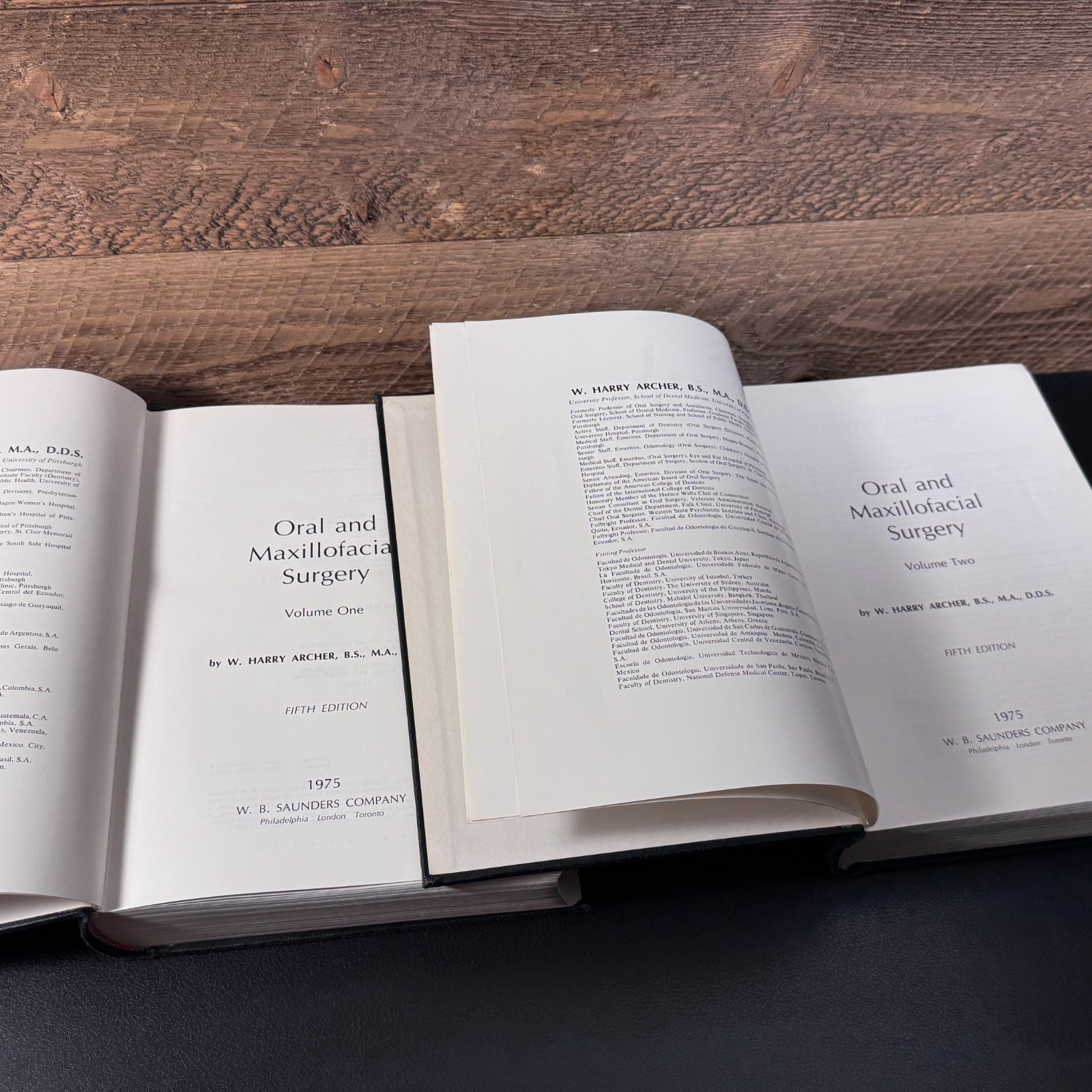 Oral and Maxillofacial Surgery ARCHER Fifth Edition Vol 1 & 2, 1975 – Saunders