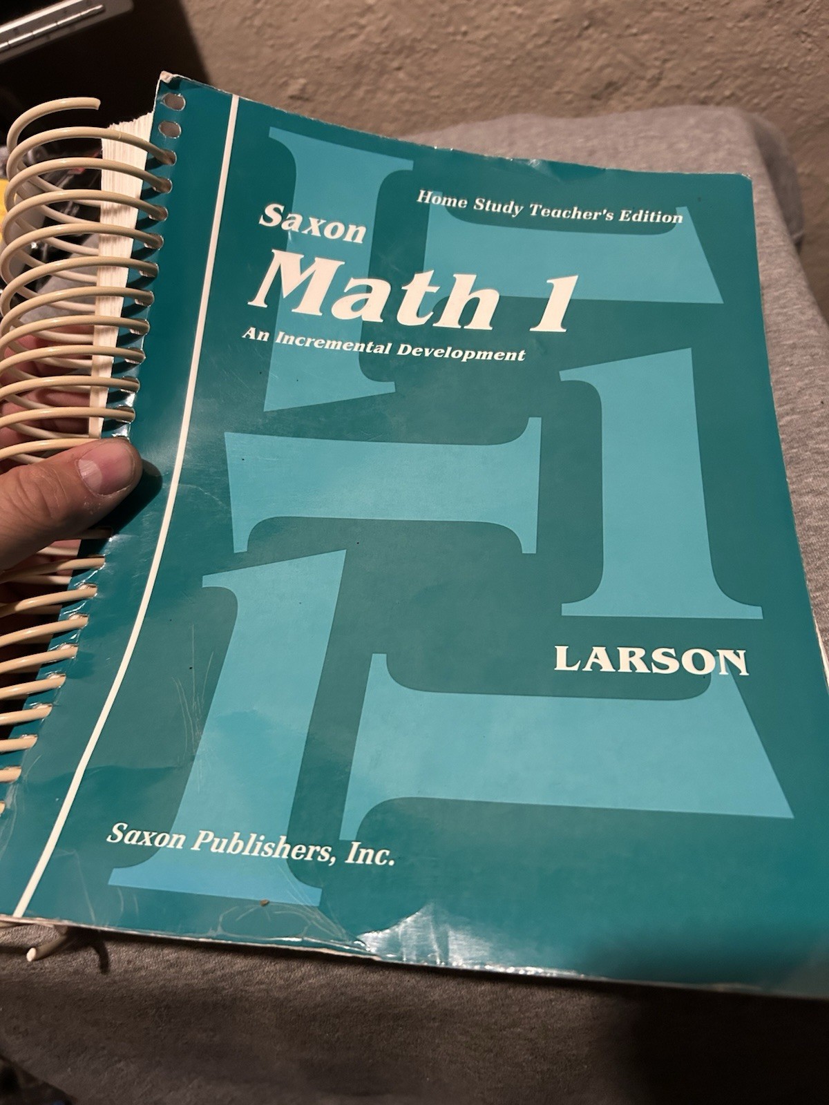 Math 1 Home Study by Nancy Larson (2002, Spiral, Reprint,Teacher’s edition)