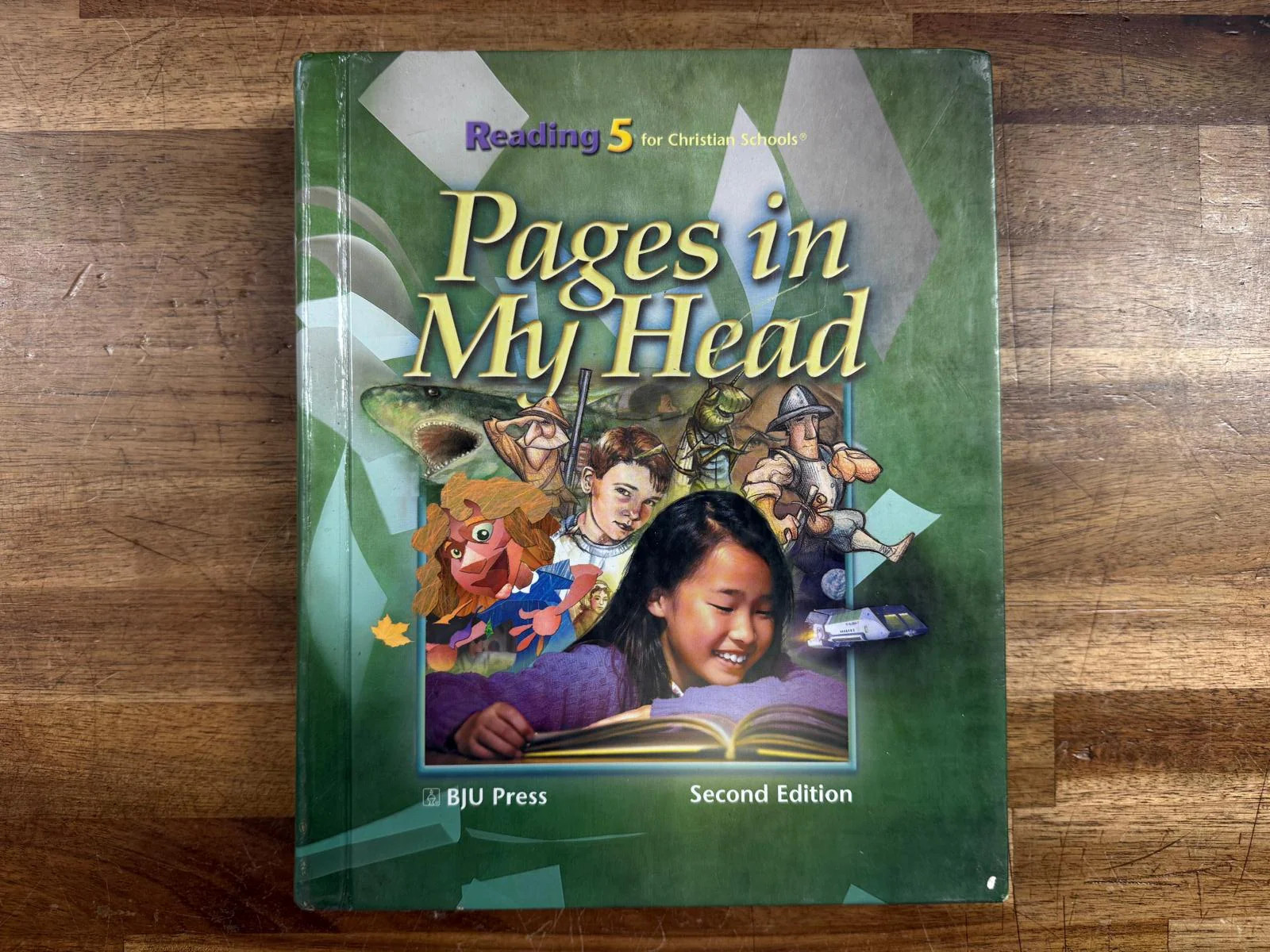 BJU Reading 5 2nd Ed Pages in My Head Student Text HC (Good)