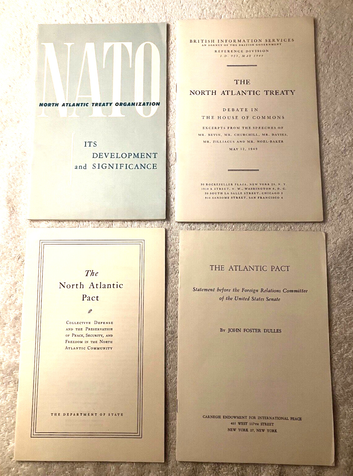 NATO-North Atlantic Treaty Organization- It’s Development & Significance-4 Books