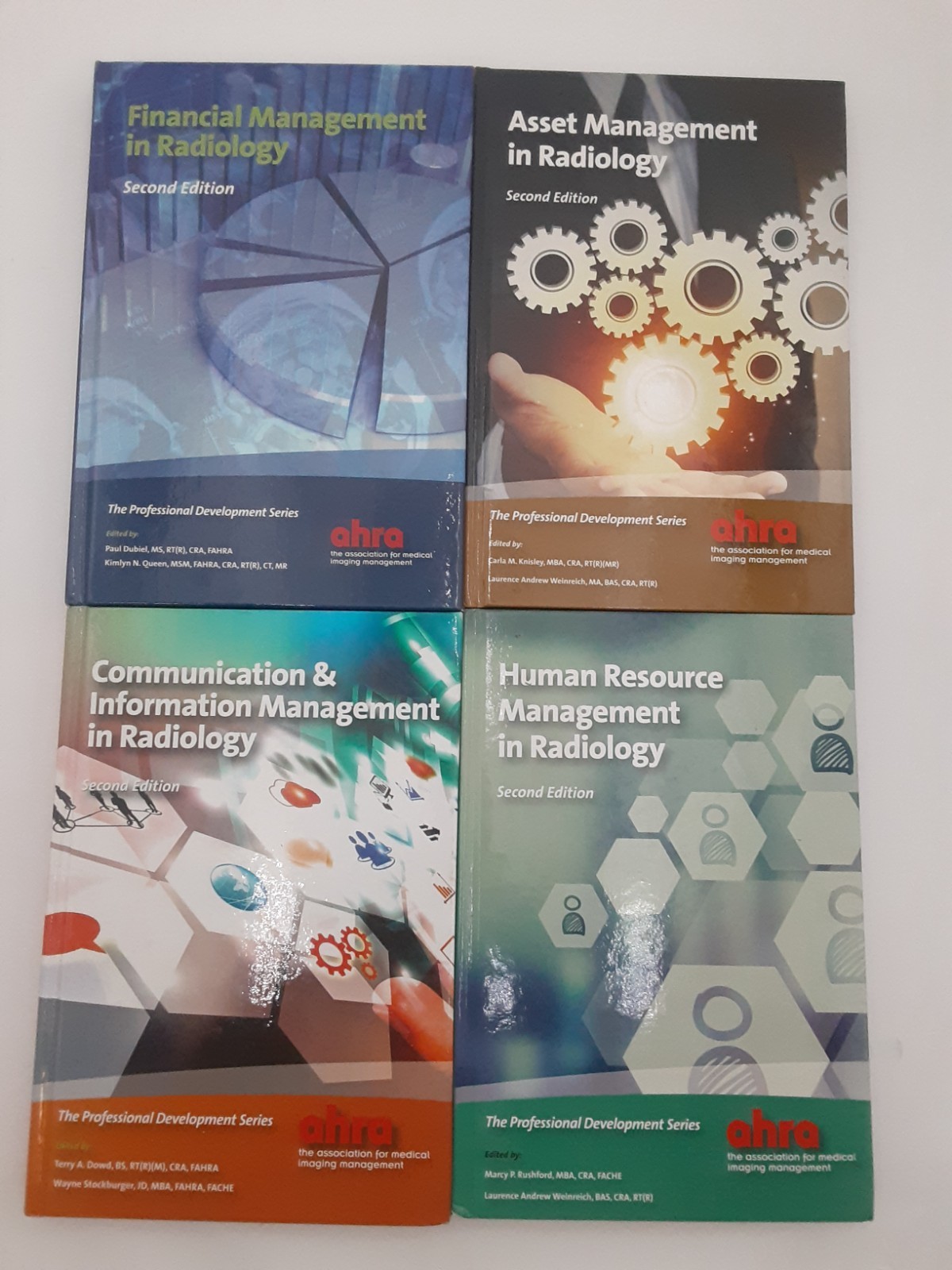 AHRA Professional Development Series Radiology Mgmt 2nd Ed Lot of 4 Books HC