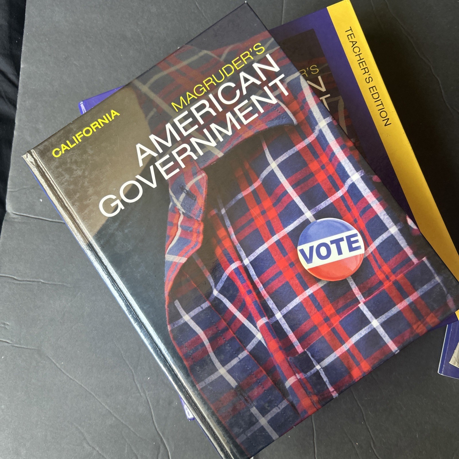 Magruder’s American Government Text Book & California Teacher’s Edition 2019