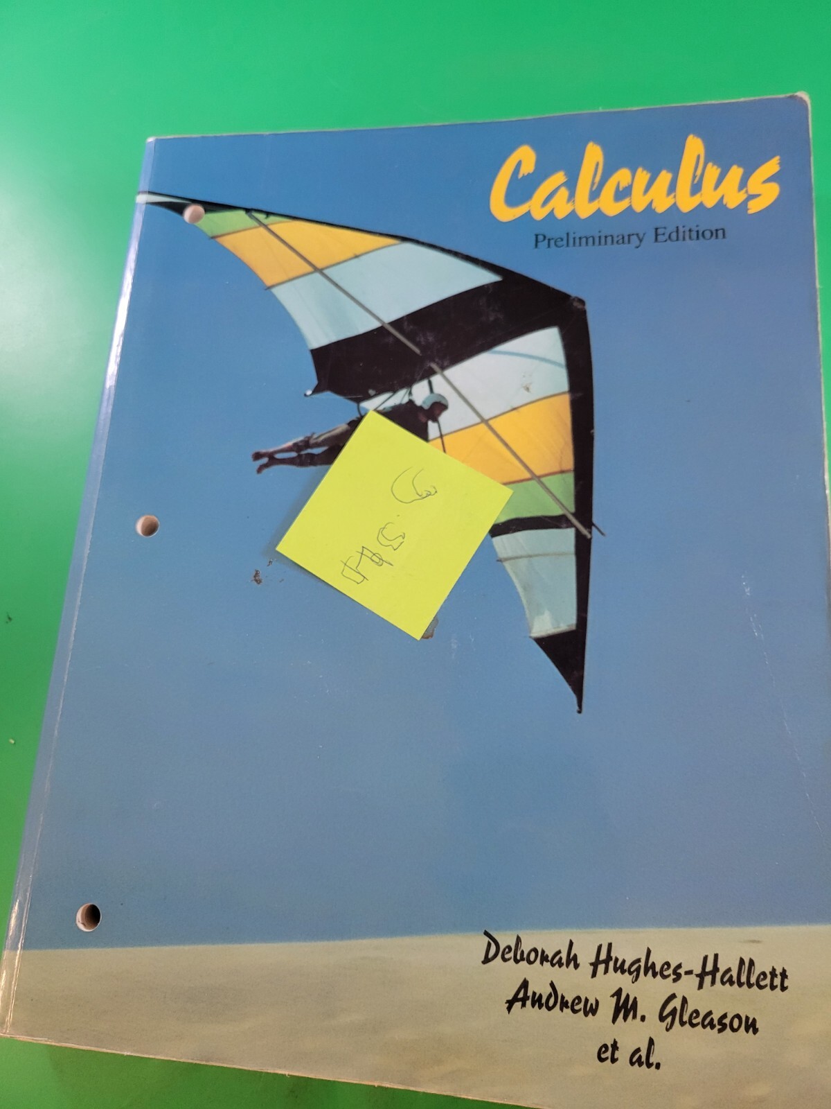 Calculus Preliminary Edition Deborah Hughes-Hallett PB